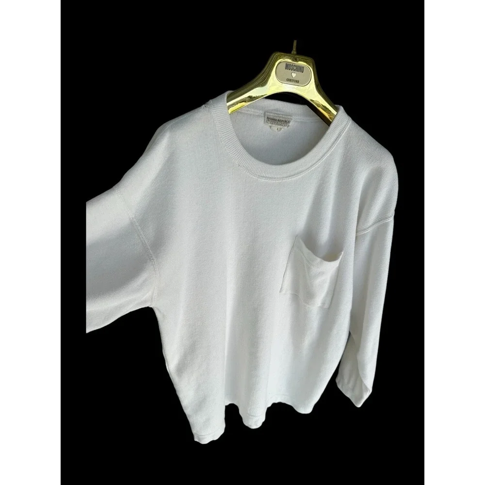 True‎ Vintage Banana Republic Safari Pocket Sweatshirt Sz Small Oversized